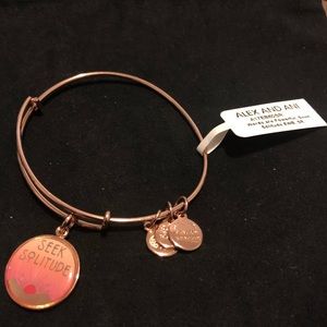 Alex and Ani Rose Gold Bangle